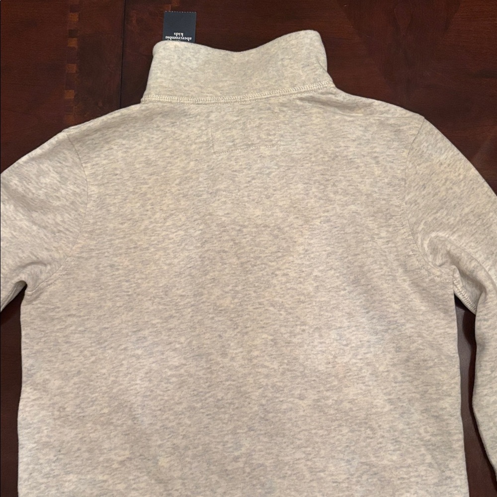 Abercrombie Kids Light Gray Sweatshirt - Picture 4 of 5